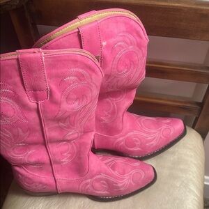 Roper Women's Pink Cowboy Boots